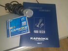 Микрофон,диск и каталог песен караоке на 4000 песе