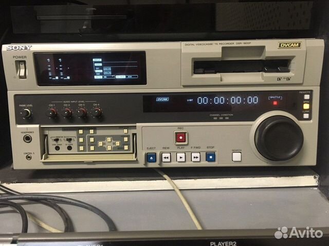 Монтажный цифровой рекордер sony dvcam DSR 1800P