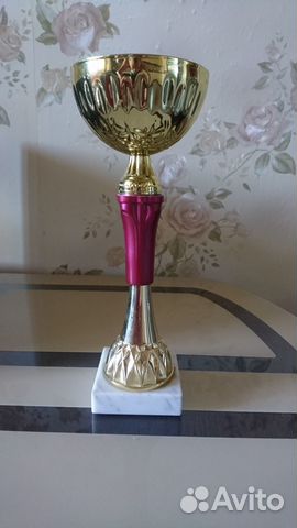 Спортивный кубок диаметр 26см