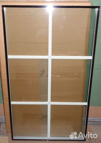 Стеклопакет, двухкамерный, с раскладкой, новый