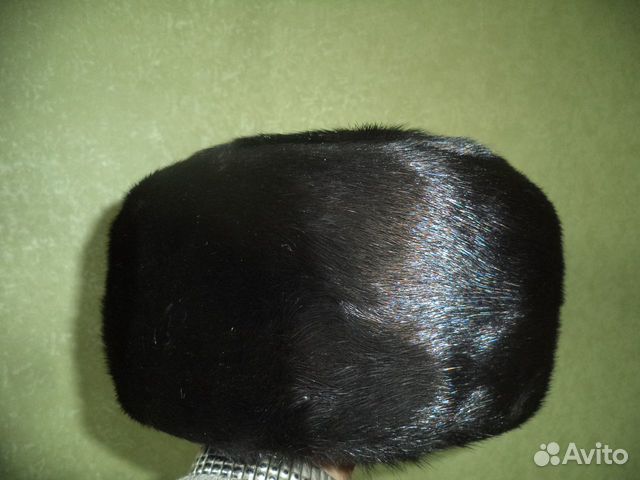 Шапка мужская зимняя норковая с козырьком