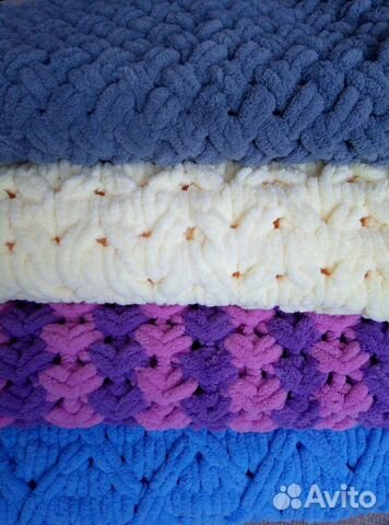 Пледы и подушки ручной работы