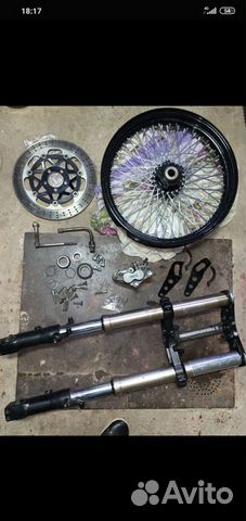 Вилка кавасаки колесо урал днепр