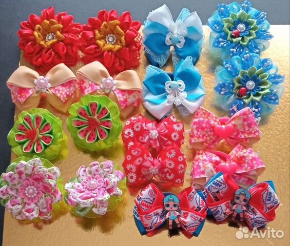 Бантики для принцесс ручная работа