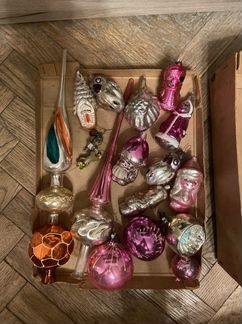 Елочные игрушки советские, ссср, винтаж