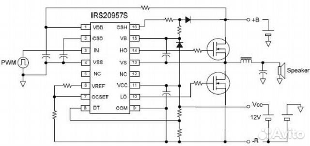 Irs2092s усилитель схема