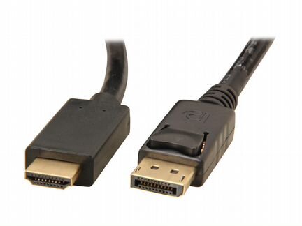 Кабель Display Port - hdmi 1 метр
