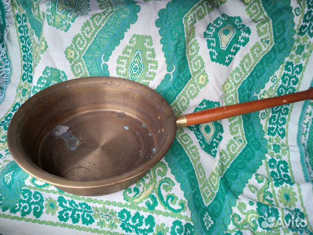 Медный таз для варенья