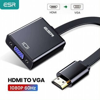 Брендовый переходник ESR Hdmi to VGA (новый) PS4