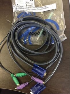 Кабель манитор+клавиатура+мышь PS/2 HD DB15 +2x6M