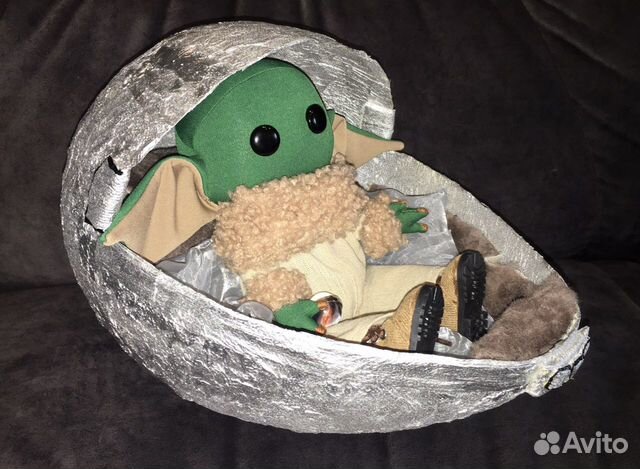 Продам куклу Baby Yoda ручной работы в упаковке