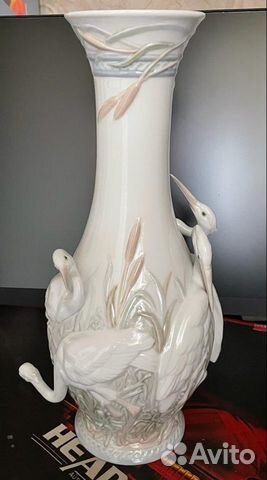 Ваза lladro цапли