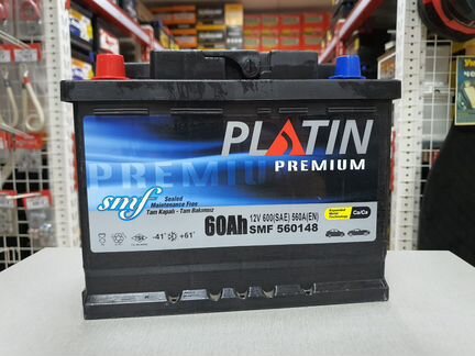 Аккумулятор Platin 60Ah 560A прямая