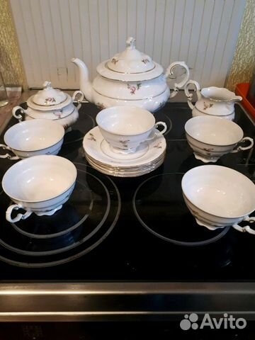 Чайный сервиз Чехия на 5 персон