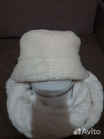 Панама женская теплая и шарф