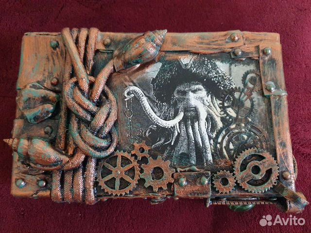 Купюрница Пираты Карибского Моря подарок шкатулка