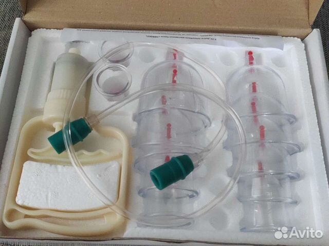 Набор вакуумных массажных банок