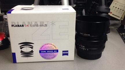 Carl zeiss Canon 50 f1.4 Planar ZE, новый
