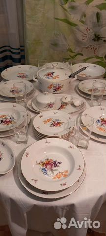 Сервиз столовый богемия Чехословакия