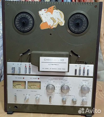 Катушечный магнитофон Снежеть 110