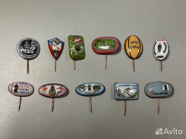 Значки спорт финифть спартак зенит цска