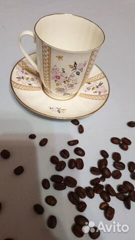 Кофейные чашки лфз костяной фарфор, новые