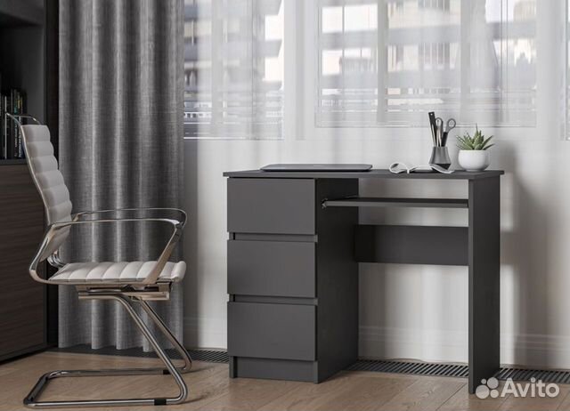 Стол новый офисный мс-6 Графит