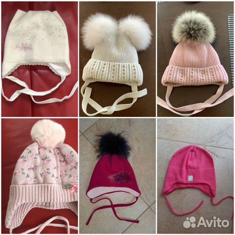 Шапка, шапка-шлем, шапка с помпонами, панама