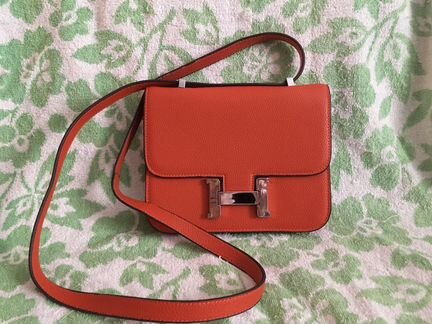 Сумка оранжевая hermes