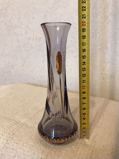Хрустальная ваза. Чехия. 1989 год