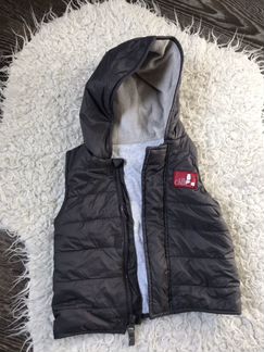 Жилет утеплённый детский на 1-2 года