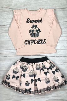 Комплект-двойка для девочки «Капкейк»
