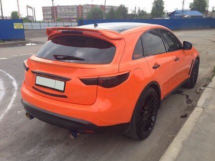 Тюнинг спойлер для багажника Infiniti Fx37 (Qx70)