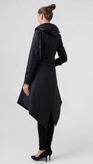 Чёрный плащ (мантия, пальто) от Noel Concept