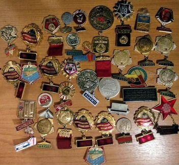 Значки разные СССР