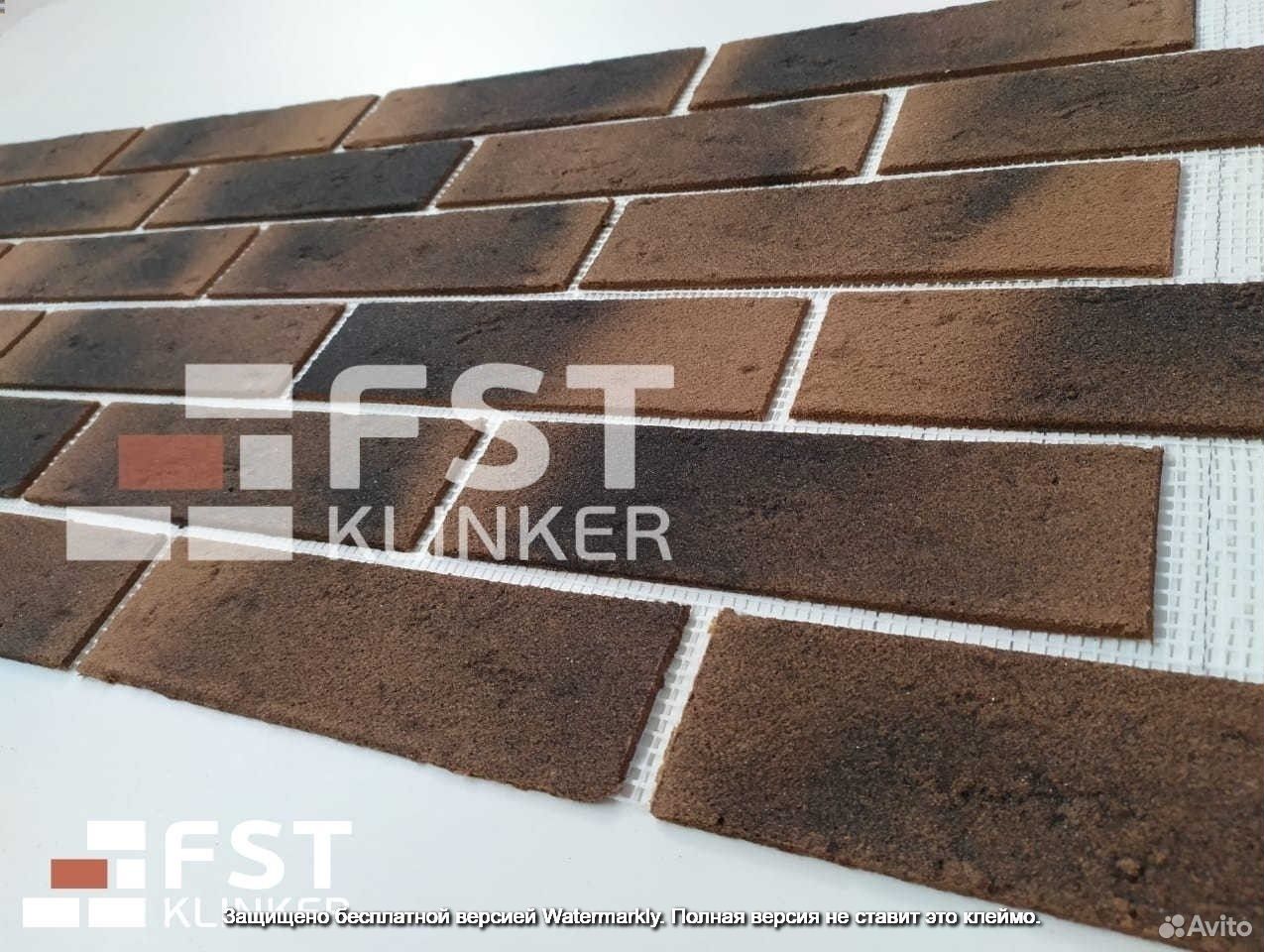 Гибкая клинкерная плитка fst с защитной пленкой на фасадной сетке