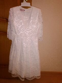 Платье Baby Steen молочного цвета. Размер 134