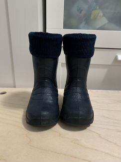 Резиновые сапожки с флисовым чулком