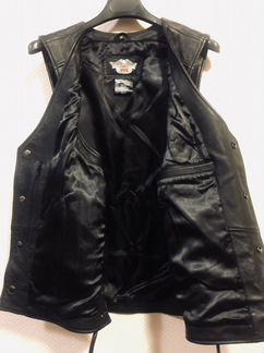 Жилет “Harley-Devidson”(кожа,оригинал,новый)