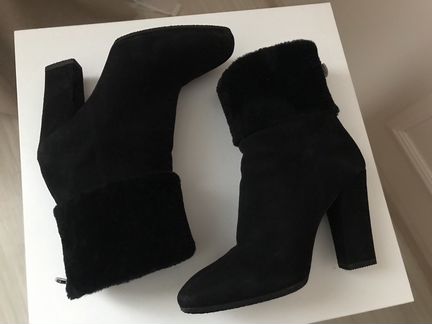 Loriblu Зимние замшевые Ботильоны на меху