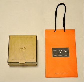 Мужской ремень / Levis / новый (черный)