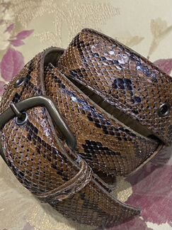 Ремень женский их питона