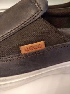 Кожаные слипоны Ecco