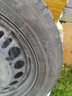 Зимняя резина r16 205 60 бу шипованная
