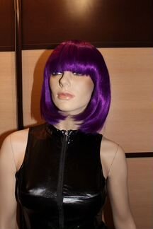 Парик удлиненное каре фиолетовый Annette