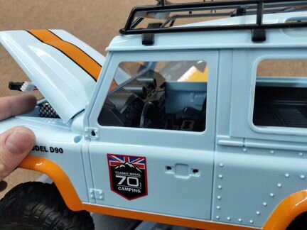 Радиоуправляемый краулер Defender MN-99 голубой