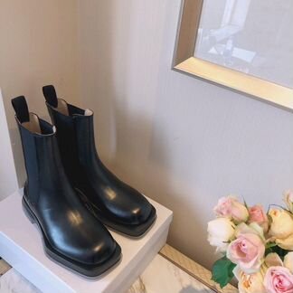 Полусапоги Bottega Veneta кожаные