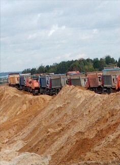 Песок карьерный с доставкой по Югу Москвы и обл