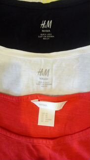 3 блузки для беременных, H&M, р.S