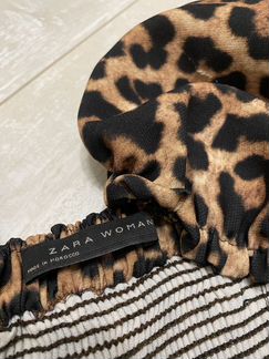 Женское платье леопардовое